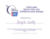 Relay for Life Appreciation Award